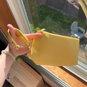 Keyper Yellow Wristlet Clutch Bag - Women